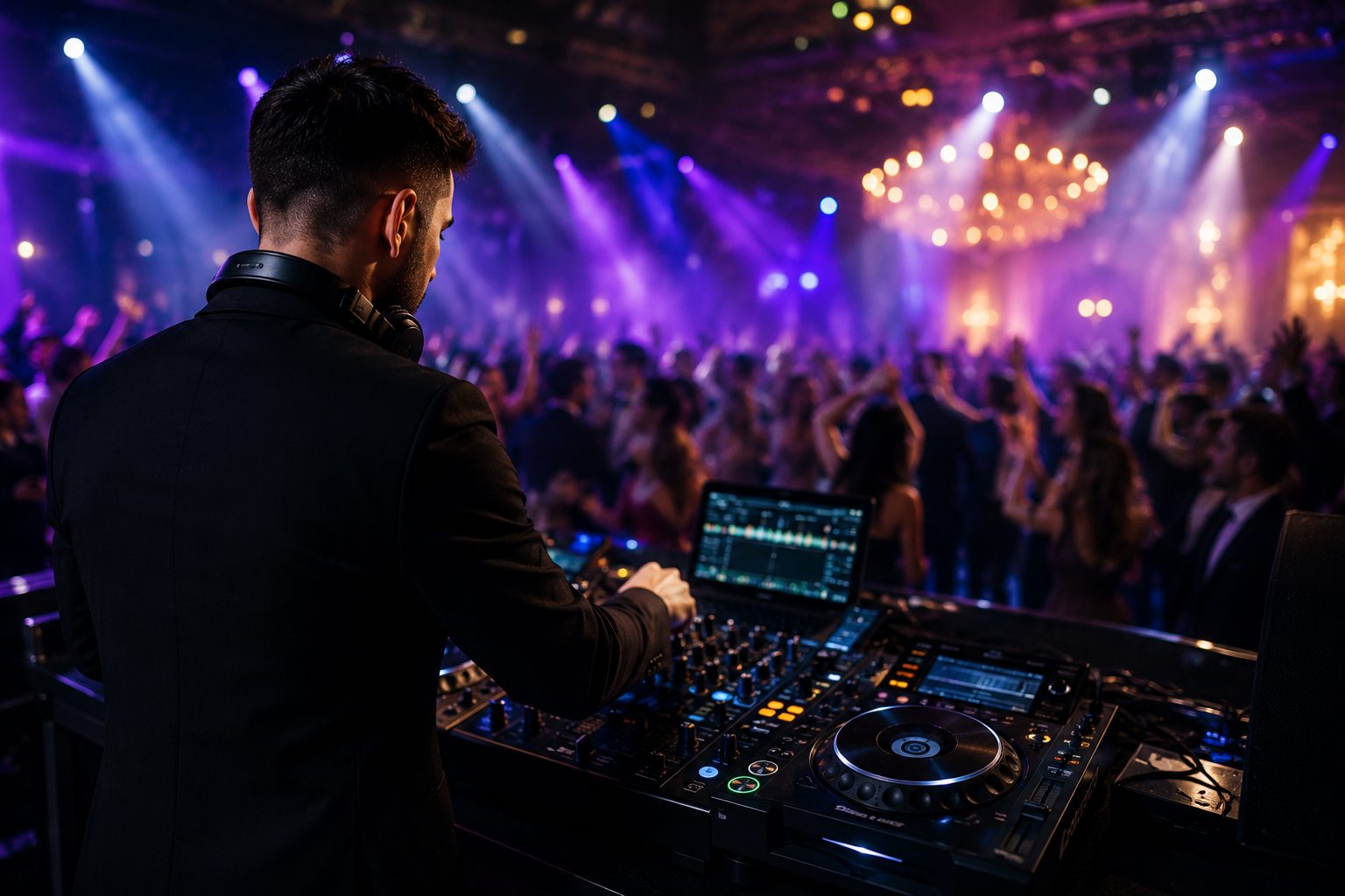 Professional DJ performing at a Melbourne event